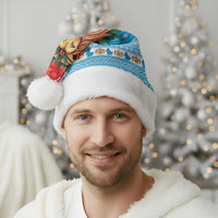 Luxembourg Christmas Santa Hat Schei Chreschtdeeg Xmas Pattern - Wonder Print Shop