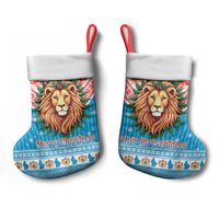 Luxembourg Christmas Stocking Schei Chreschtdeeg Xmas Pattern - Wonder Print Shop