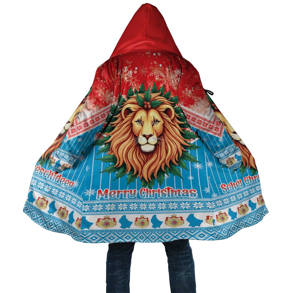 Luxembourg Christmas Cloak Schei Chreschtdeeg Xmas Pattern - Wonder Print Shop