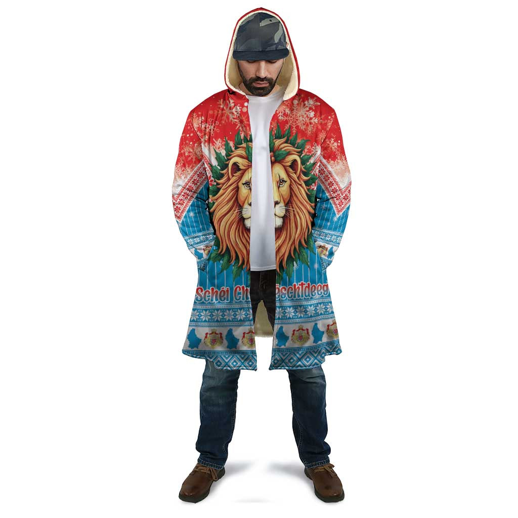 Luxembourg Christmas Cloak Schei Chreschtdeeg Xmas Pattern - Wonder Print Shop