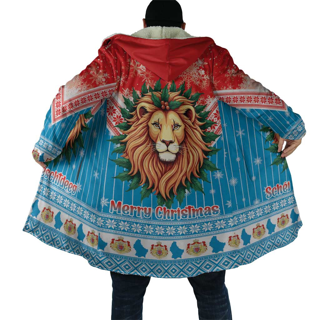 Luxembourg Christmas Cloak Schei Chreschtdeeg Xmas Pattern - Wonder Print Shop