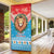 Luxembourg Christmas Door Cover Schei Chreschtdeeg Xmas Pattern - Wonder Print Shop
