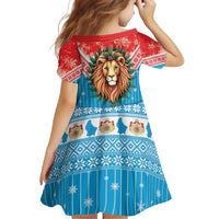 Luxembourg Christmas Family Matching Mermaid Dress and Hawaiian Shirt Schei Chreschtdeeg Xmas Pattern - Wonder Print Shop