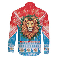 Luxembourg Christmas Family Matching Puletasi and Hawaiian Shirt Schei Chreschtdeeg Xmas Pattern - Wonder Print Shop