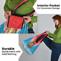 Luxembourg Christmas Grocery Bag Schei Chreschtdeeg Xmas Pattern - Wonder Print Shop