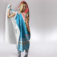 Luxembourg Christmas Hooded Blanket Schei Chreschtdeeg Xmas Pattern - Wonder Print Shop