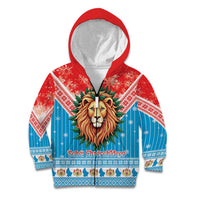 Luxembourg Christmas Kid Hoodie Schei Chreschtdeeg Xmas Pattern - Wonder Print Shop