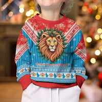 Luxembourg Christmas Kid Ugly Christmas Sweater Schei Chreschtdeeg Xmas Pattern - Wonder Print Shop