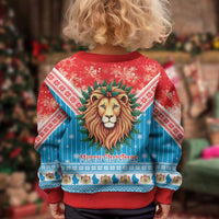 Luxembourg Christmas Kid Ugly Christmas Sweater Schei Chreschtdeeg Xmas Pattern - Wonder Print Shop