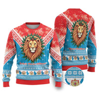 Luxembourg Christmas Ugly Christmas Sweater Schei Chreschtdeeg Xmas Pattern - Wonder Print Shop