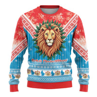 Luxembourg Christmas Ugly Christmas Sweater Schei Chreschtdeeg Xmas Pattern - Wonder Print Shop
