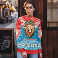 Luxembourg Christmas Ugly Christmas Sweater Schei Chreschtdeeg Xmas Pattern - Wonder Print Shop