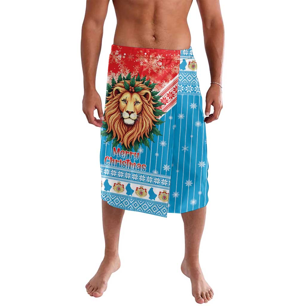 Luxembourg Christmas Lavalava Schei Chreschtdeeg Xmas Pattern - Wonder Print Shop