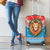 Luxembourg Christmas Luggage Cover Schei Chreschtdeeg Xmas Pattern - Wonder Print Shop