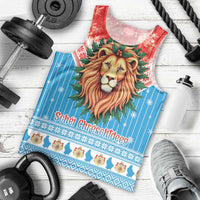 Luxembourg Christmas Men Tank Top Schei Chreschtdeeg Xmas Pattern - Wonder Print Shop