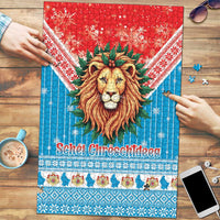 Luxembourg Christmas Puzzle Schei Chreschtdeeg Xmas Pattern - Wonder Print Shop