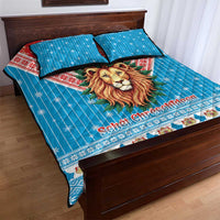 Luxembourg Christmas Quilt Bed Set Schei Chreschtdeeg Xmas Pattern - Wonder Print Shop