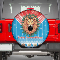Luxembourg Christmas Spare Tire Cover Schei Chreschtdeeg Xmas Pattern - Wonder Print Shop