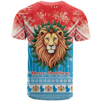 Luxembourg Christmas T Shirt Schei Chreschtdeeg Xmas Pattern - Wonder Print Shop