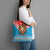 Luxembourg Christmas Tote Bag Schei Chreschtdeeg Xmas Pattern - Wonder Print Shop
