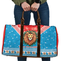 Luxembourg Christmas Travel Bag Schei Chreschtdeeg Xmas Pattern - Wonder Print Shop