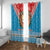 Luxembourg Christmas Window Curtain Schei Chreschtdeeg Xmas Pattern - Wonder Print Shop