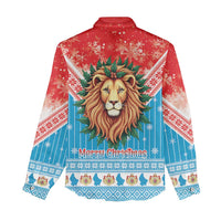 Luxembourg Christmas Women Casual Shirt Schei Chreschtdeeg Xmas Pattern - Wonder Print Shop