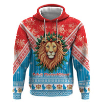 Luxembourg Christmas Zip Hoodie Schei Chreschtdeeg Xmas Pattern - Wonder Print Shop