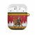 Belgium Christmas Personalized AirPods Case Santa Riding Lion - Wonder Print Shop