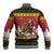 Belgium Christmas Personalized Baseball Jacket Santa Riding Lion - Wonder Print Shop