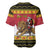 Belgium Christmas Personalized Baseball Jersey Santa Riding Lion - Wonder Print Shop