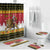Belgium Christmas Personalized Bathroom Set Santa Riding Lion - Wonder Print Shop