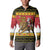 Belgium Christmas Personalized Button Sweatshirt Santa Riding Lion - Wonder Print Shop