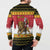 Belgium Christmas Personalized Button Sweatshirt Santa Riding Lion - Wonder Print Shop