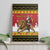 Belgium Christmas Personalized Canvas Wall Art Santa Riding Lion - Wonder Print Shop