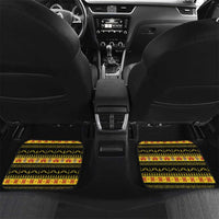 Belgium Christmas Personalized Car Mats Santa Riding Lion - Wonder Print Shop