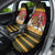 Belgium Christmas Personalized Car Seat Cover Santa Riding Lion - Wonder Print Shop