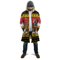 Belgium Christmas Personalized Cloak Santa Riding Lion - Wonder Print Shop