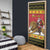 Belgium Christmas Personalized Door Cover Santa Riding Lion - Wonder Print Shop