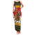Belgium Christmas Personalized Family Matching Tank Maxi Dress and Hawaiian Shirt Santa Riding Lion - Wonder Print Shop