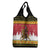 Belgium Christmas Personalized Grocery Bag Santa Riding Lion - Wonder Print Shop