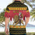 Belgium Christmas Personalized Hawaiian Shirt Santa Riding Lion - Wonder Print Shop