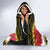Belgium Christmas Personalized Hooded Blanket Santa Riding Lion - Wonder Print Shop