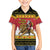 Belgium Christmas Personalized Kid Hawaiian Shirt Santa Riding Lion - Wonder Print Shop