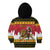Belgium Christmas Personalized Kid Hoodie Santa Riding Lion - Wonder Print Shop