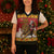 Belgium Christmas Personalized Christmas Knitted V-Neck Vest Santa Riding Lion - Wonder Print Shop