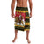 Belgium Christmas Personalized Lavalava Santa Riding Lion - Wonder Print Shop