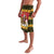 Belgium Christmas Personalized Lavalava Santa Riding Lion - Wonder Print Shop
