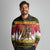 Belgium Christmas Personalized Long Sleeve Polo Shirt Santa Riding Lion - Wonder Print Shop