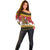 Belgium Christmas Personalized Off Shoulder Sweater Santa Riding Lion - Wonder Print Shop